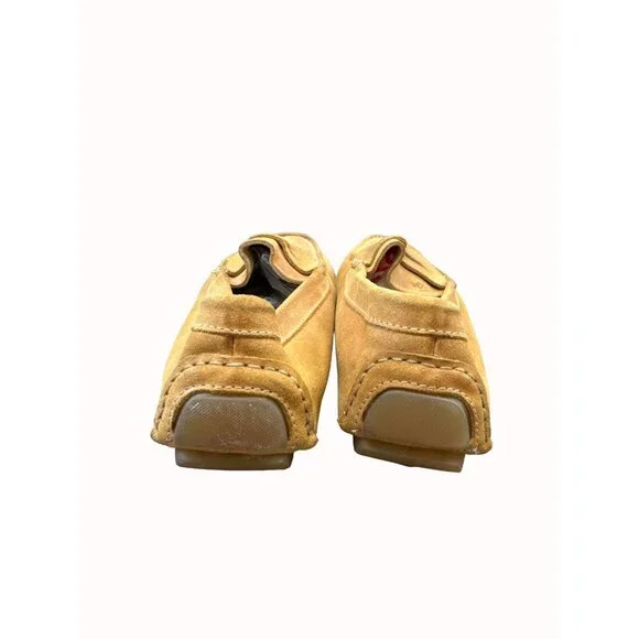 Donald J Pliner men’s brown leather suede loafers 8.5M SKU 6385